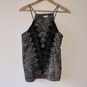 VICI Lace Up Satin Tank Top